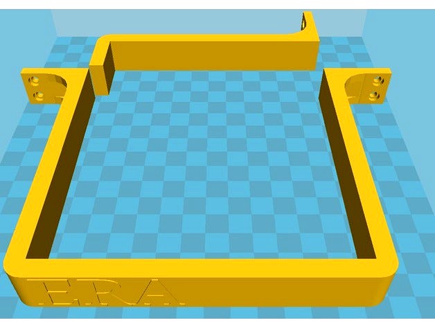 Underside Mounting Bracket for Monoprice Maker Select v2 (Wanhao Duplicator i3) by Hephestus