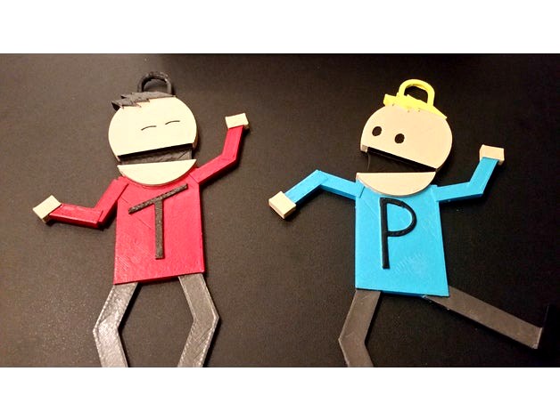 Terrance & Phillip - South Park Characters by ChaosCoreTech