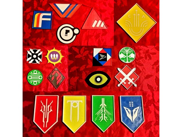 Destiny Faction Coaster Set by lambrijr