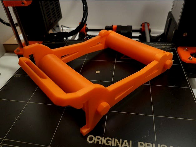 Prusa i3 mk2 Easy Spool Holder/Rollers - Low Rider Remix by pauloremigio