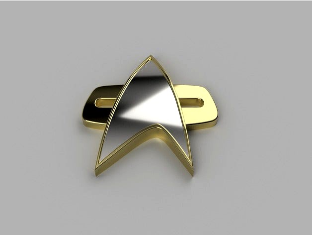 Voyager DS9 Comm Badge by slayer1551