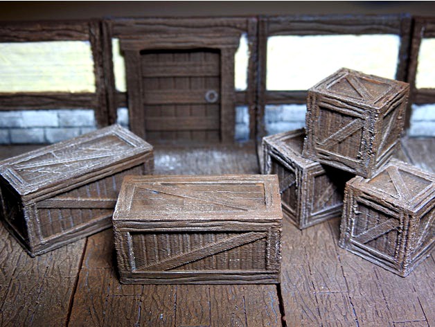 threednd wooden crates by donald_stouffer