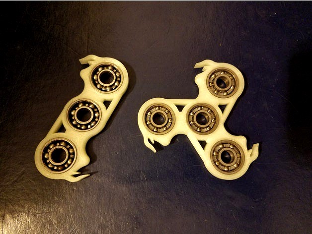Flamed and Filleted Fidget Spinner Set (EDC) *Updated* by sleightinmind