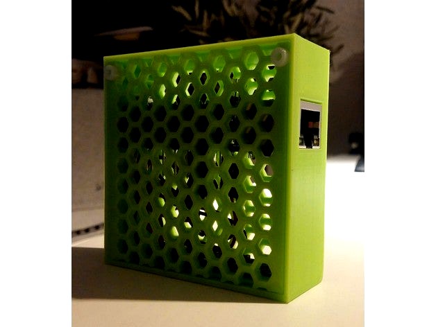 Arduino Nano +  Ethernet Shield - ENC28J60 webserver enclosure by Kolouch