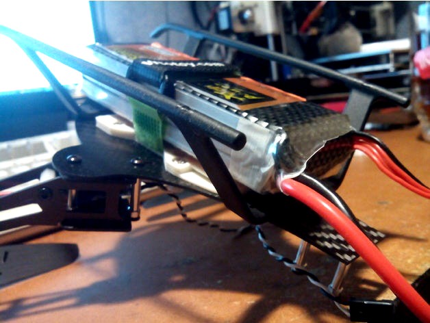 HJ-Y3 Tricopter battery attachment plate by amiga_fanboi