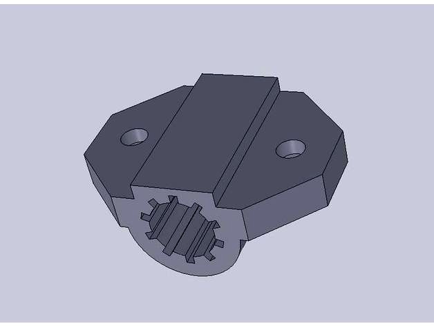 Linear bearings test plate Prusa i3 by Rammar