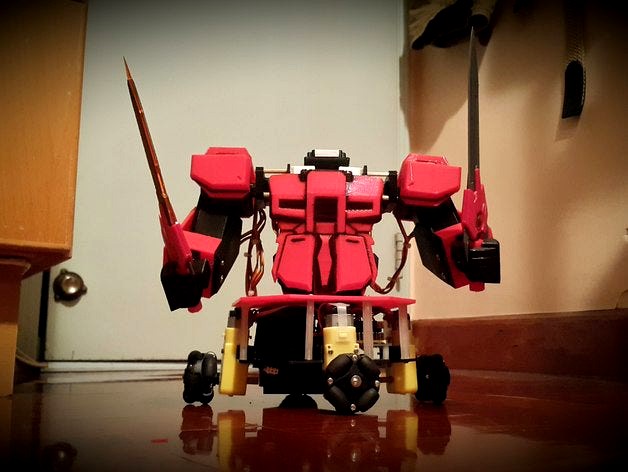 Omni Wheel Robot  by benyeung11994