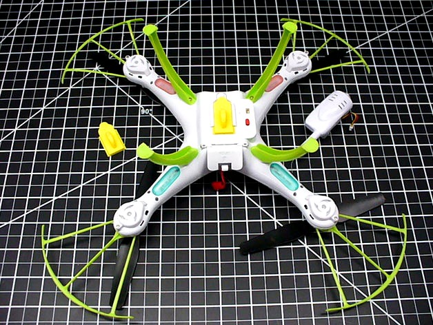 Syma X5 Camera Locking Camera Mount! by DIY3DTech