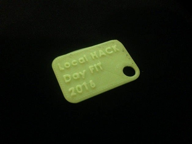 Local Hack Day 2016 Keychain! by superwoodle