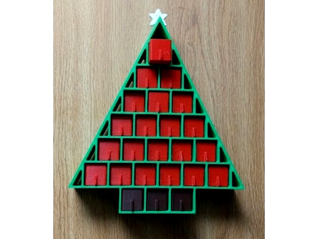 Simple Advent Calendar With Star by Drazen