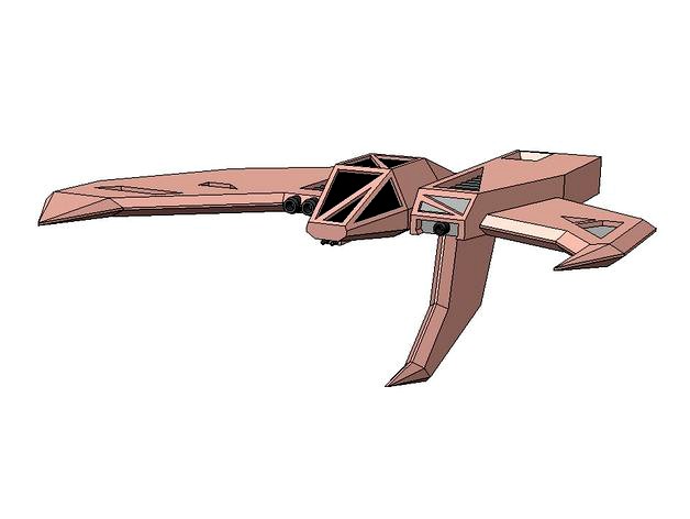 Wing Commander Kilrathy Strakha MK2 by Astrofossil
