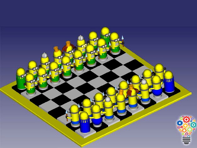 Ajedrez Minion - Chess Minion by Innovaland3D