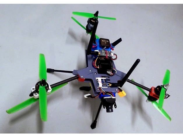 Y-6 Multicopter Frame by ashkip