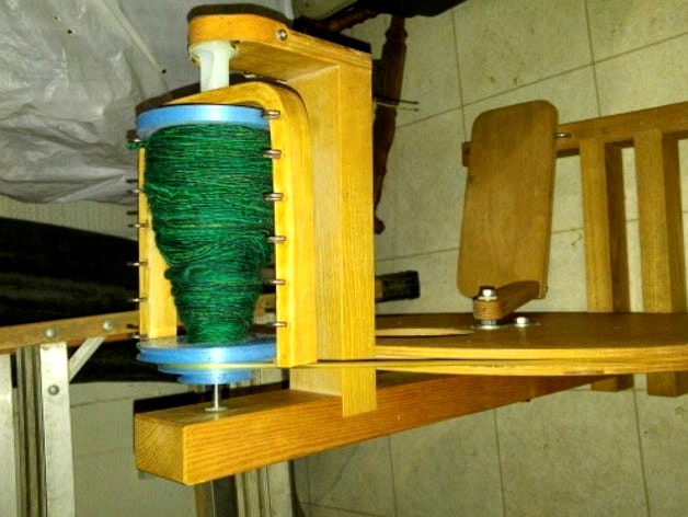 Bobbin for S10 Spinning Wheel by kg4iae