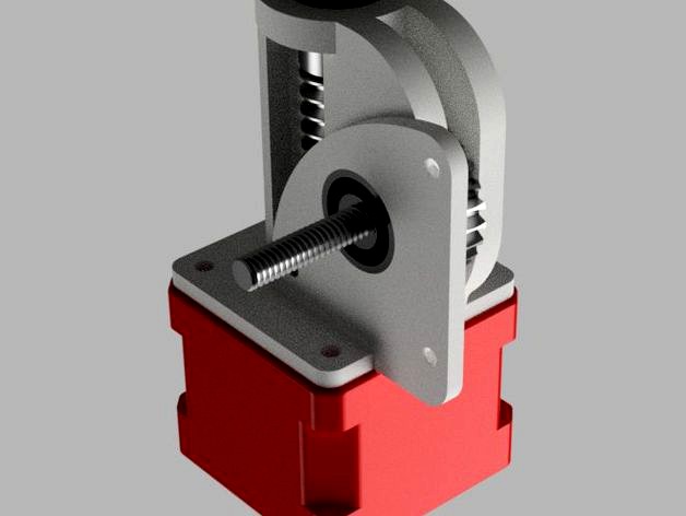 XAS Worm Gear Extruder Adapter for MK8 extruder by sm4xas