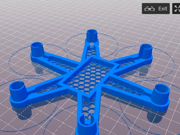 mini hexacopter drone by kolovitz