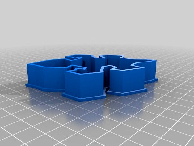 MC Escher inspired cookie cutter  by thatsmypointe