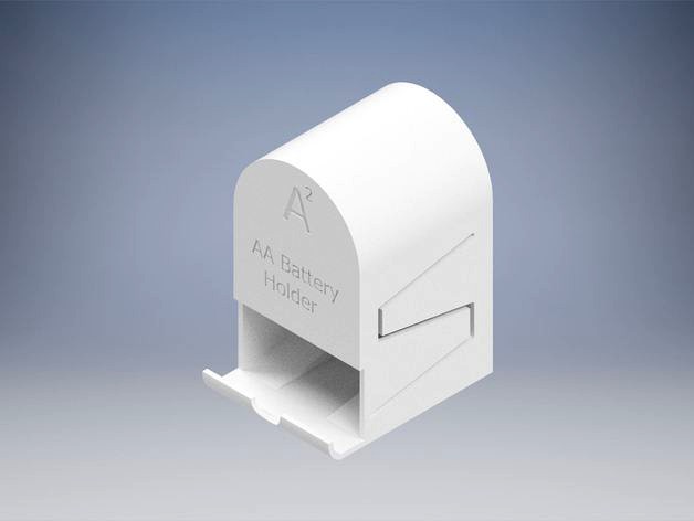 AA Battery Holder with lid by Mirkoengineer
