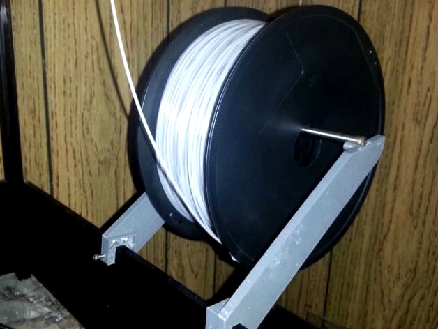 Spool holder for 6mm (1/4") thick frames. by Dcdesigns