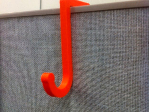 Cubicle coat hanger by K_Sherman