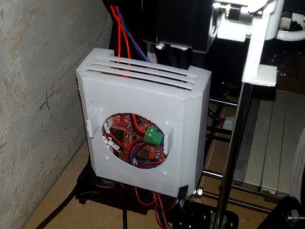 ANet A8 V1 Board Case with Fan by Starwhooper