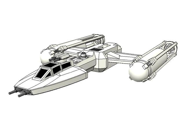 SW - BTL-A1 Y-Wing by Astrofossil