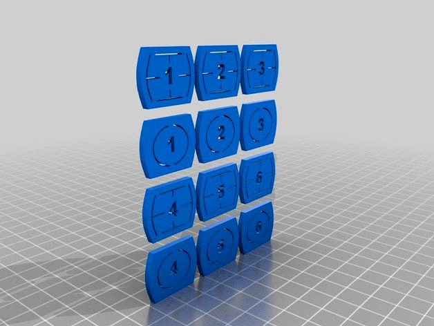 Star Trek Attack Wing Tokens by badog1000