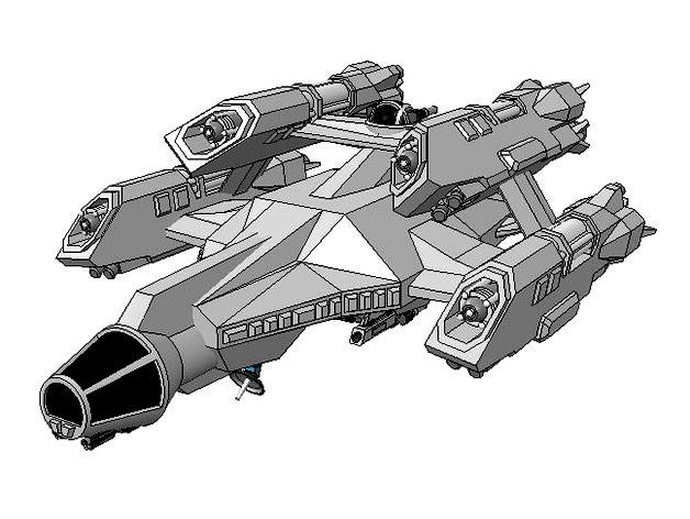 WC Privateer - Galaxy-class Freighter by Astrofossil