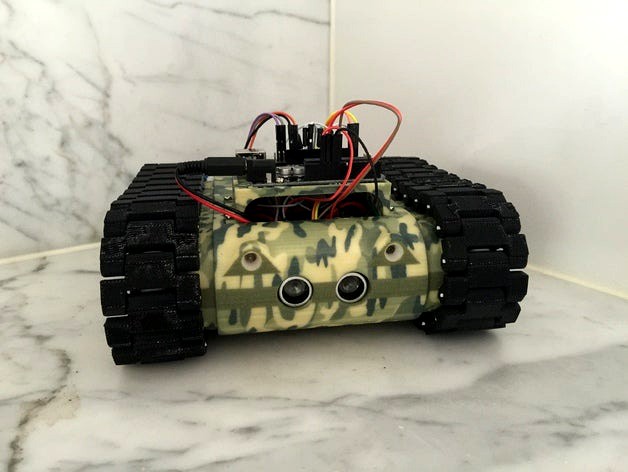 MR - 4 : Robotic Tank by timmiclark