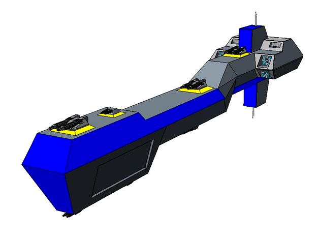 Wing Commander - Tallahassee-class Cruiser by Astrofossil