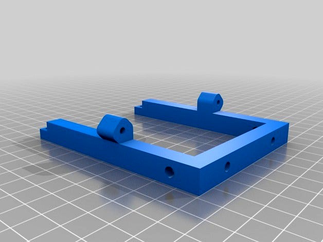 MrCrankyFace V3 truck Frame - Chopped for 150mm Printer beds by HooptieJ