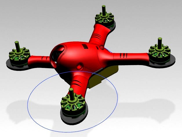 X185 Santoku FPV Frame by ecoprinter