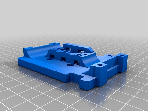 XCarriage for HyperCube standard fits standard prusa mount by 3DHEIJ
