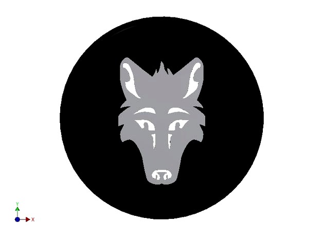 Wolf Disc by jweber01