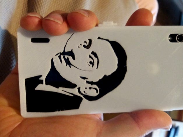 Salvador Dali & Van Gogh Huawei smartphone case by 3DPrinthings