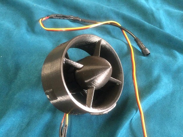 Modified Blue Robotics T100 underwater ROV thruster by timwilkinson