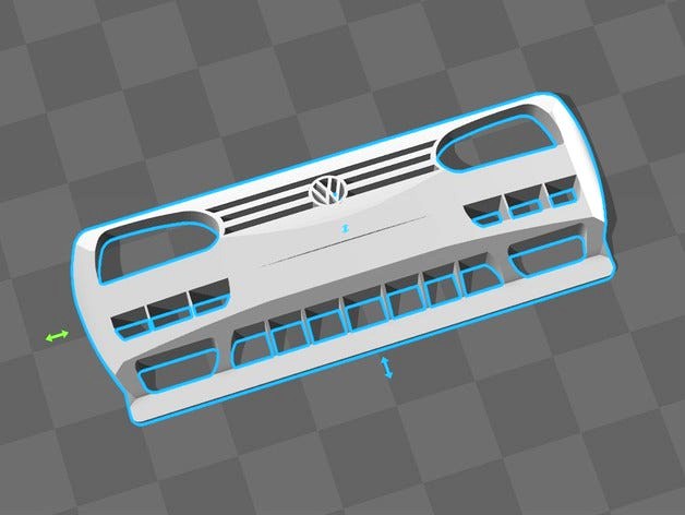 Golf Mk3 Frontal by Domos3D