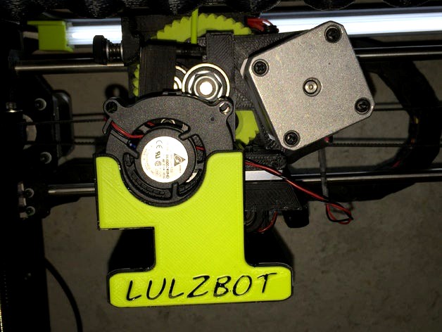 Lulzbot Mini Double Cooling Duct by jim2386
