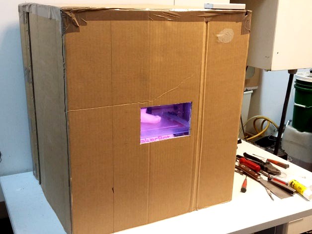 Heated Build Chamber for Makerbot or similar by Styx2015