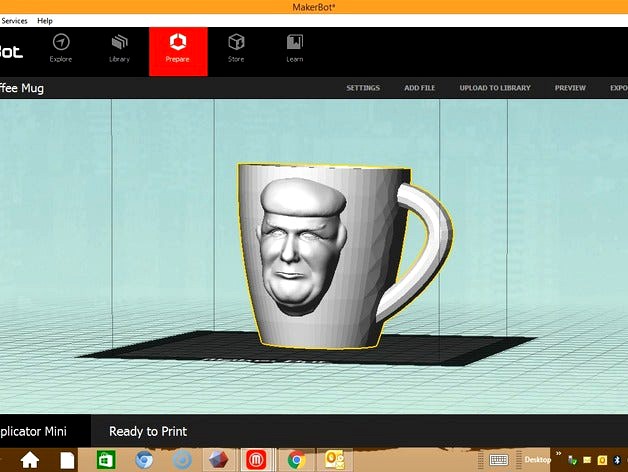 Donald Trump Coffee Mug by Takethetopoffofit