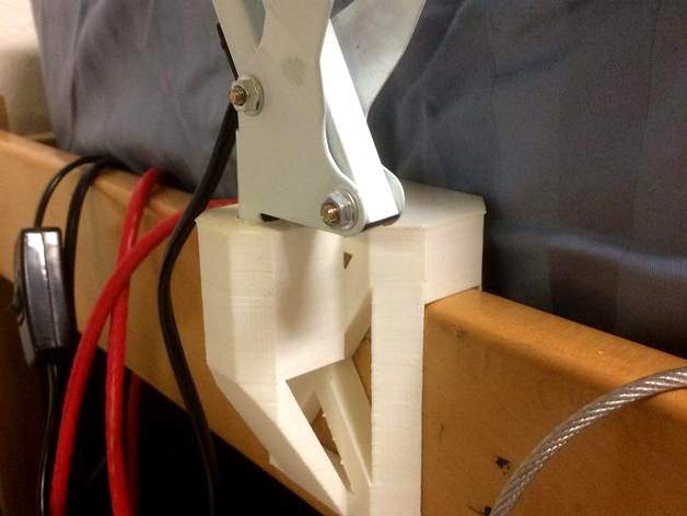 Custom Clamp for Architect/Swing Arm Lamp by Sleepless_Engineer