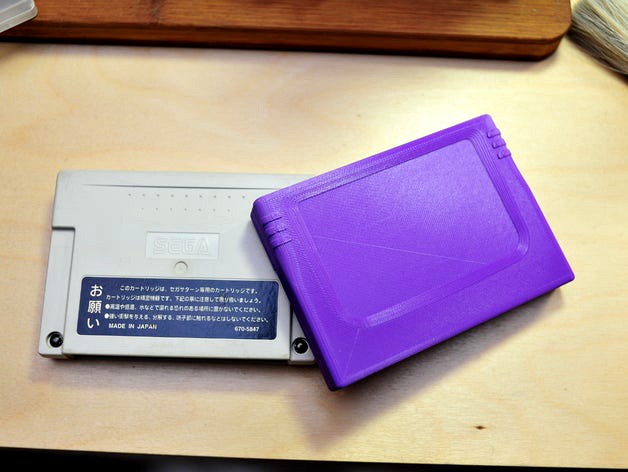 SEGA saturn cartridge case by David_Liao