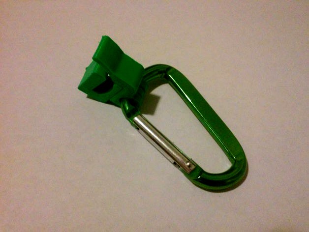 Frisbee Carabiner Clip by rafikiand3601