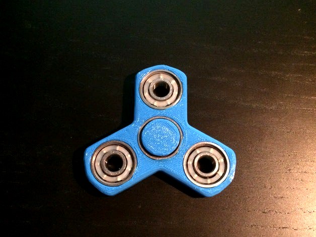 Tri-Spinner Fidget Toy by Maker_Moon