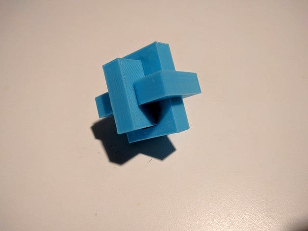 Knot burr puzzle (3 pieces) by trikko