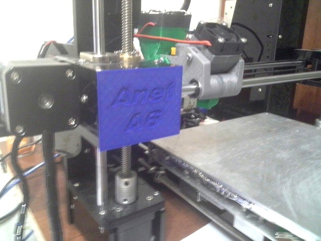 Cap for Anet A6 on x-axis by LemDen