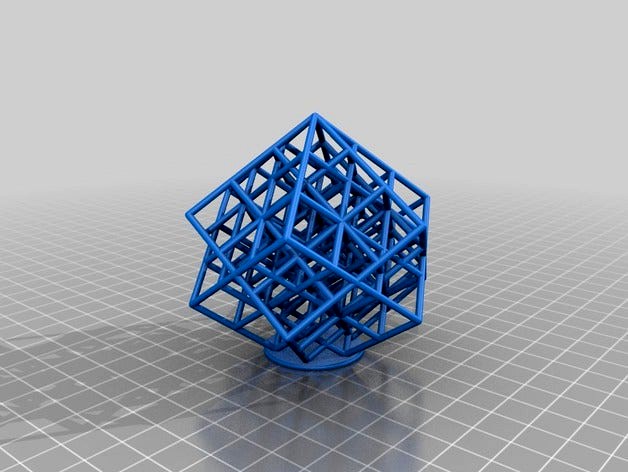 Lattice Cube - Revolved by SpikeUK