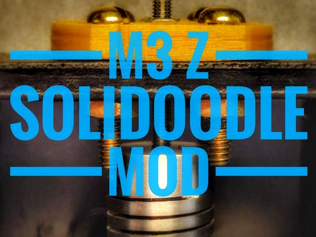 Solidoodle 2 M3 Z-Axis Nut Holder by brucesdad13