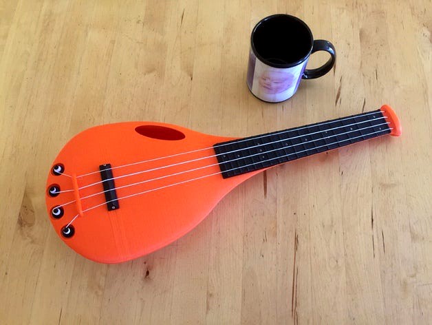 Headless Gourd Shaped Concert Ukulele by Big1