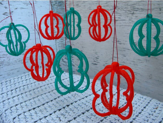 Simple Holiday Ornaments by pmoews